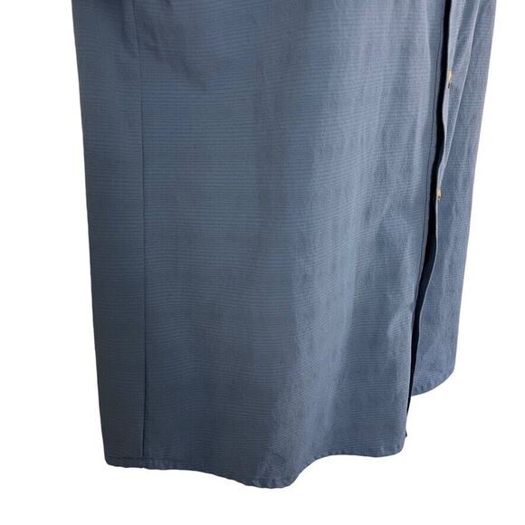 Zyia Active Womens Vented Button Down Short Sleeve Fishing Blue Shirt Top sz M - Picture 2 of 16